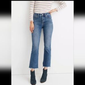 Madewell Bootcut Cali Demi Frayed Jeans